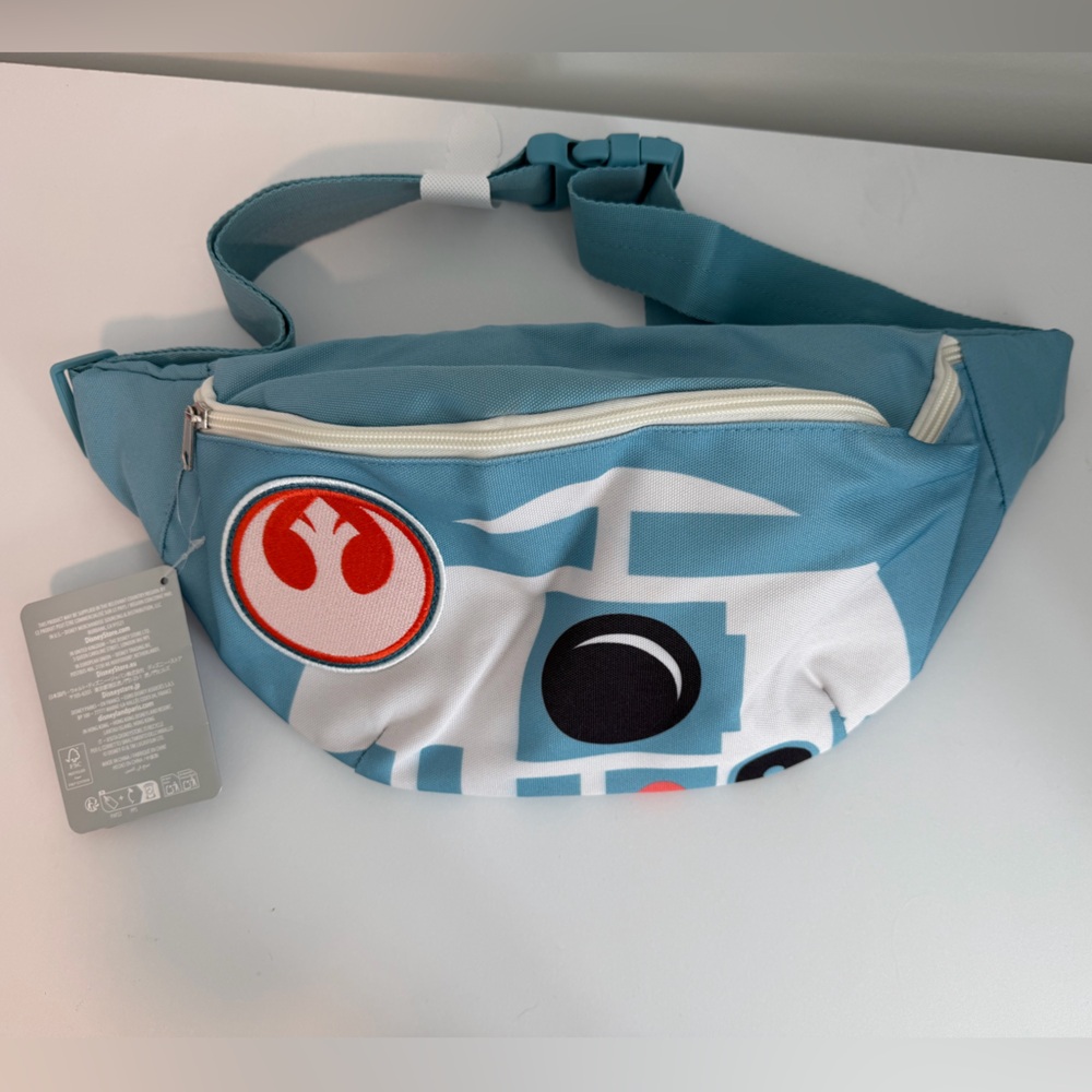 new Disney Parks Star Wars Galaxy’s Edge R2-D2 crossbody belt bag Fanny pack